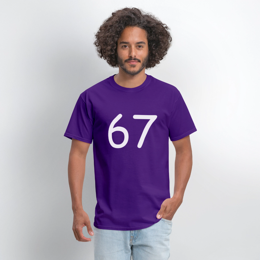 6 7 Shirt WOW - purple
