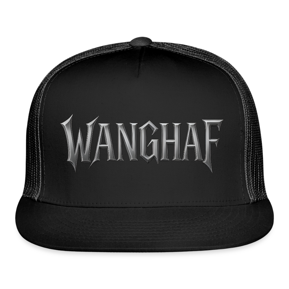 WANGHAF Trucker Hat - black/black